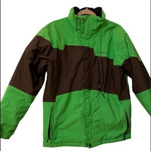 Columbia Boy's Titanium Ski Coat Omni Tech Omni Heat Youth Size 18/20